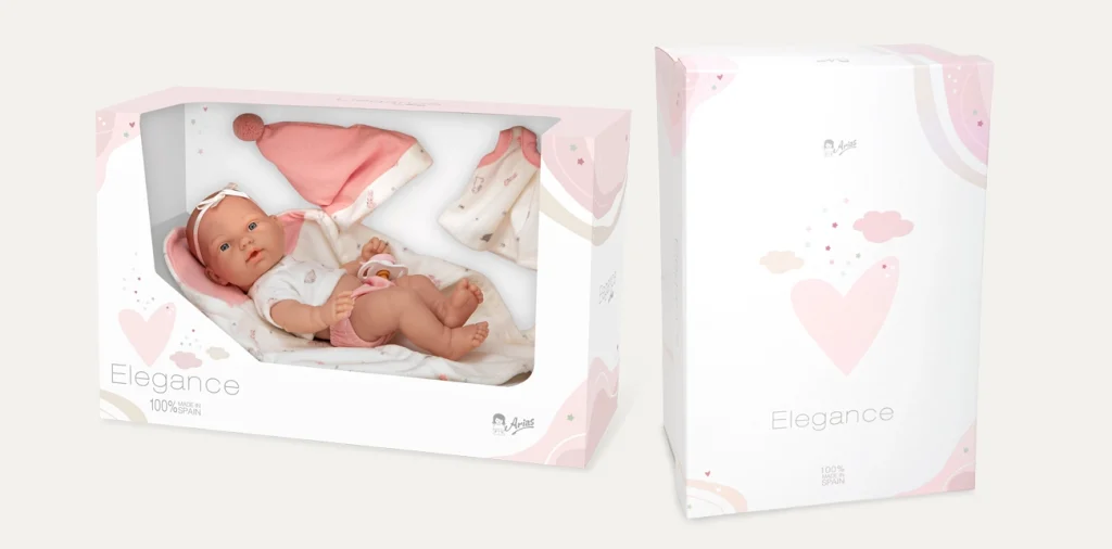 Diseño de packaging de juguetes y muñecas