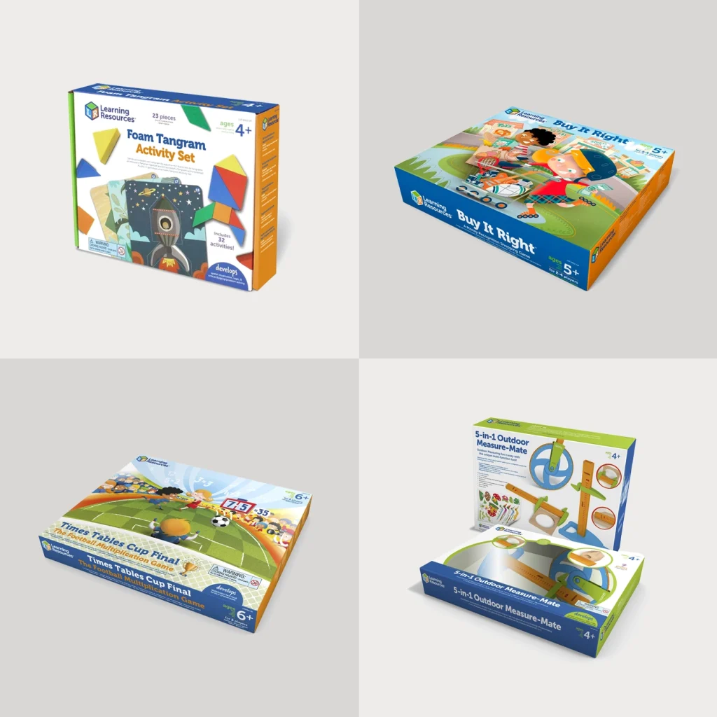 Diseño de packaging de juguetes y muñecas