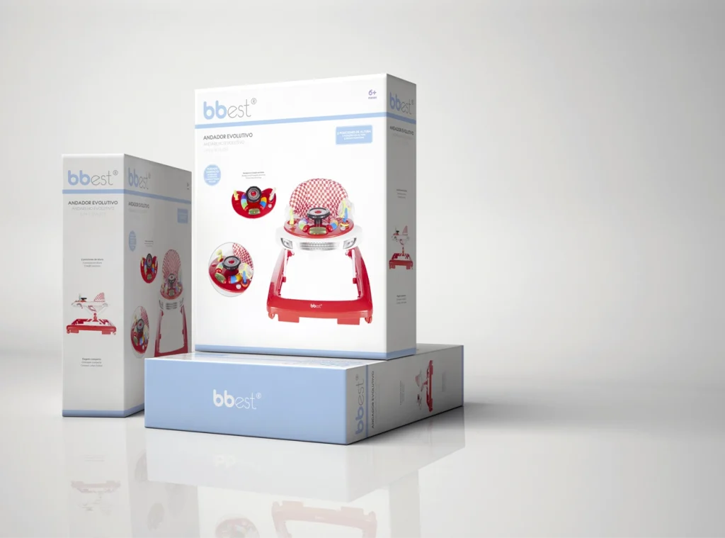 Diseño de packaging de juguetes y muñecas