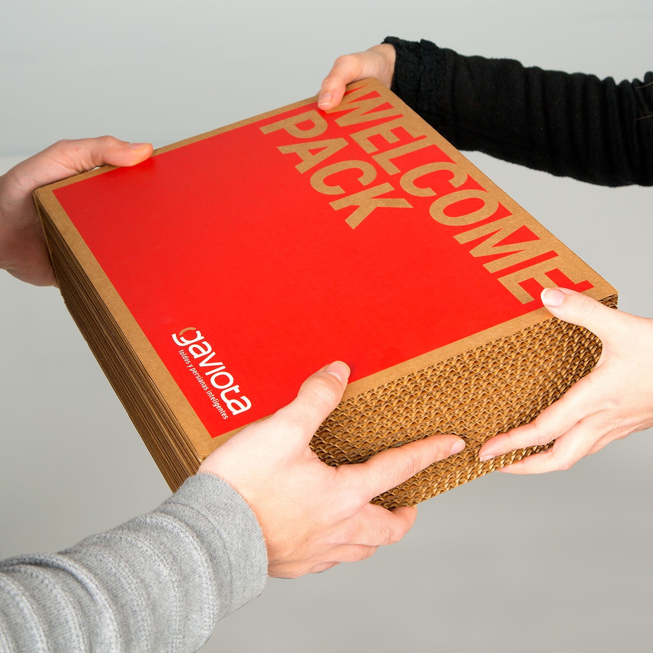 Welcome packs y packaging sostenibles