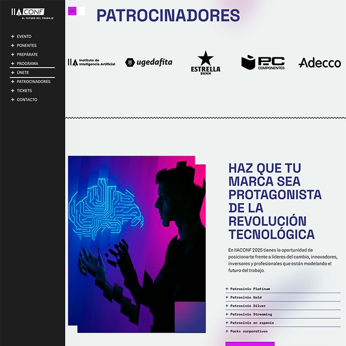 Evento IIAConf Alicante - Desarrollo de web corporativa